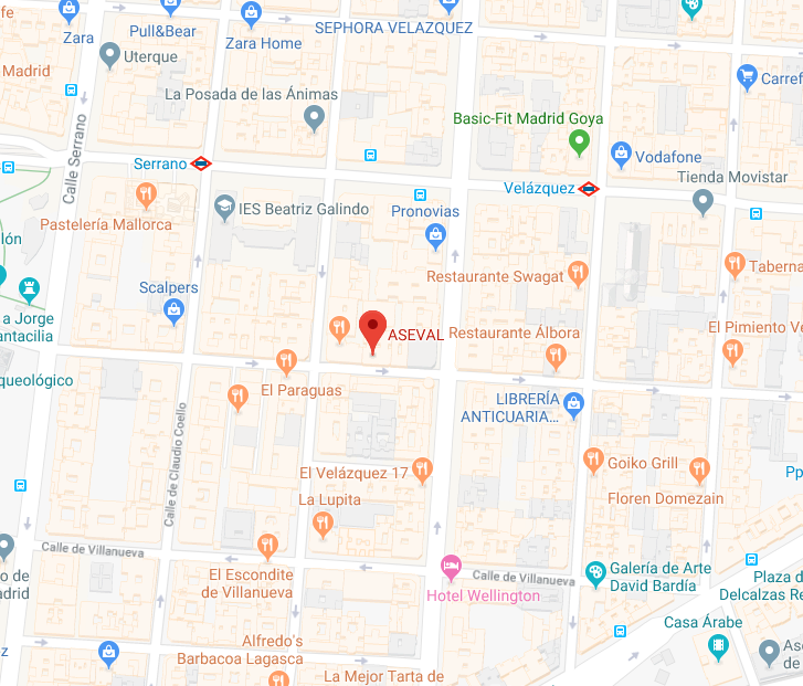 ASEVAL-MADRID. C/ de Jorge Juan, 19,
